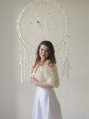 Накидка для невесты из пряжи от Shark Styl 1