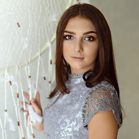 Свадебное платье из шёлка. Силуэт Греческий, Прямое. Цвет Белый / Молочный, Пепельный / Металлик. Вид 3