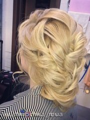 Высокие / Собранные, Пучок, С плетением от Свадебный стилист Кристина Ковальская 2