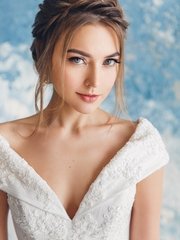 Высокие / Собранные, Коса / Коса-пучок, Пучок от Свадебный стилист-визажист Лидия Большакова 1