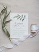 Прямоугольные / Квадратные Пригласительное на свадьбу Botanic от Студия дизайна и каллиграфии To Be Dream 3