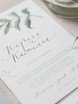 Прямоугольные / Квадратные Пригласительное на свадьбу Botanic от Студия дизайна и каллиграфии To Be Dream 4