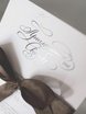Прямоугольные / Квадратные Свадебное пригласительное Классика с лентой от Студия дизайна и каллиграфии To Be Dream 3