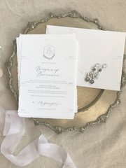 Прямоугольные / Квадратные Пригласительное на свадьбу Fineart wedding от Студия дизайна и каллиграфии To Be Dream 2