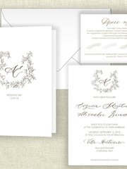 Открытка Пригласительное на свадьбу Sensual от Студия дизайна и каллиграфии To Be Dream 2