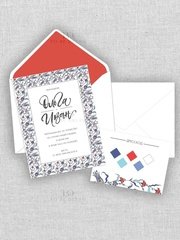 Прямоугольные / Квадратные Свадебное пригласительное Восток от Студия дизайна и каллиграфии To Be Dream 2