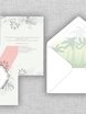 Прямоугольные / Квадратные Свадебное пригласительное Gaya от Студия дизайна и каллиграфии To Be Dream 3