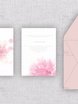 Прямоугольные / Квадратные Свадебное пригласительное Розовые оттенки от Студия дизайна и каллиграфии To Be Dream 2