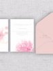 Прямоугольные / Квадратные Свадебное пригласительное Розовые оттенки от Студия дизайна и каллиграфии To Be Dream 3