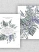 Прямоугольные / Квадратные Свадебное пригласительное Tropical Garden от Студия дизайна и каллиграфии To Be Dream 3