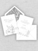 Прямоугольные / Квадратные Свадебное пригласительное Tropical Garden от Студия дизайна и каллиграфии To Be Dream 4