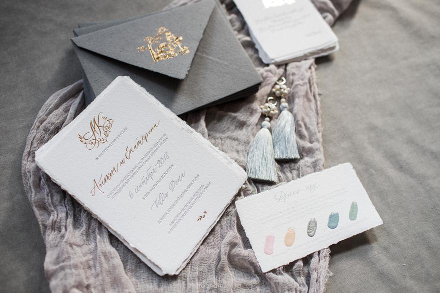 Прямоугольные / Квадратные Пригласительное на свадьбу Montenegro wedding от Студия дизайна и каллиграфии To Be Dream 3