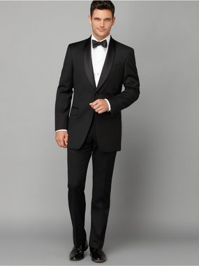 Смокинг, Двойка Свадебный смокинг BOND (DRESS CODE BLACK TIE) от Прокат мужских костюмов BLACKTUX 1