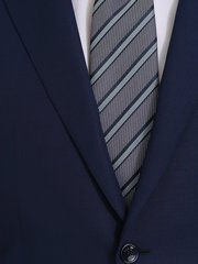 Однобортный, Двойка Свадебный костюм синий NAPOLI от Прокат мужских костюмов BLACKTUX 2