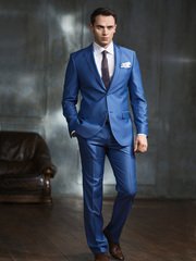 Однобортный, Двойка Костюм жениха SUAREZ от  1