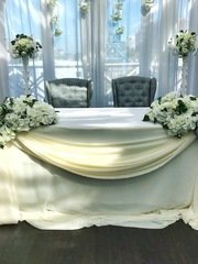 Президиум / Стол молодоженов в Классика от Студия декора и флористики Mazurdecor 1