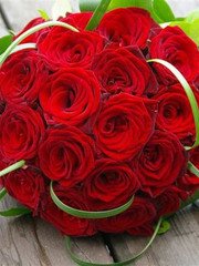 Классический круглый, Монобукет из одного вида цветов name от Студия декора и флористики Империя Счастья 1