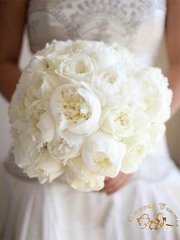 Классический круглый, Монобукет из одного вида цветов name от Студия декора и флористики Империя Счастья 1