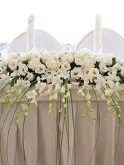 Президиум / Стол молодоженов в Классика от Студия декора и флористики Империя Счастья 1