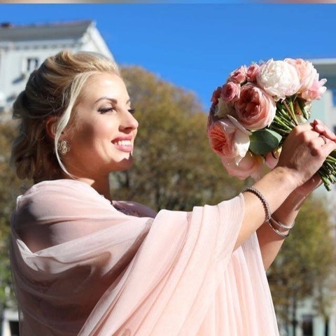 Высокие / Собранные, В греческом стиле, Пучок, С плетением, Коса / Коса-пучок от Свадебный стилист Кристина Ковальская 2