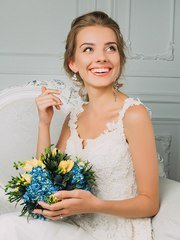 Высокие / Собранные, Пучок от Свадебный стилист Аманова Ольга 1