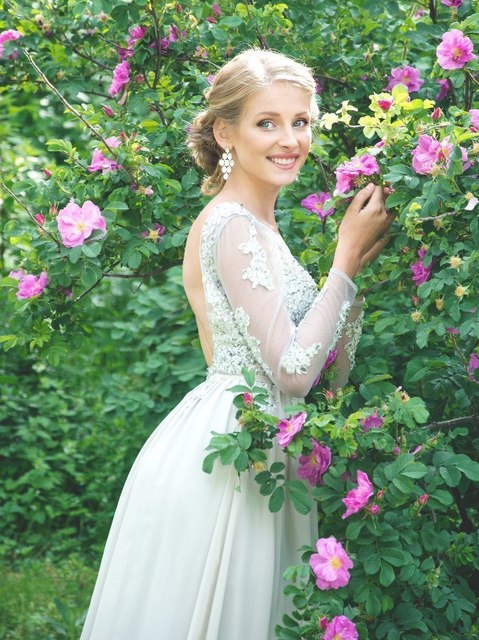 Высокие / Собранные, Пучок, Коса / Коса-пучок от Свадебный стилист Наталья Алифанова 2