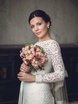 Высокие / Собранные, Пучок, С аксессуарами / Цветами / Фатой от Свадебный стилист Наталья Алифанова 1