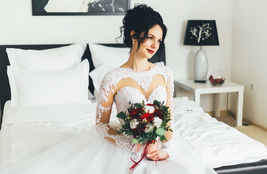 Высокие / Собранные, Пучок от Свадебный стилист Наталья Алифанова 2