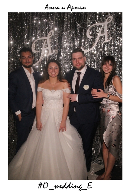 Селфи-зеркало на свадьбу Анны и Артёма на свадьбу от Speculum - не просто селфи 6