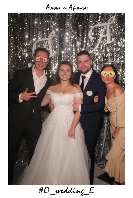 Селфи-зеркало на свадьбу Анны и Артёма на свадьбу от Speculum - не просто селфи 8