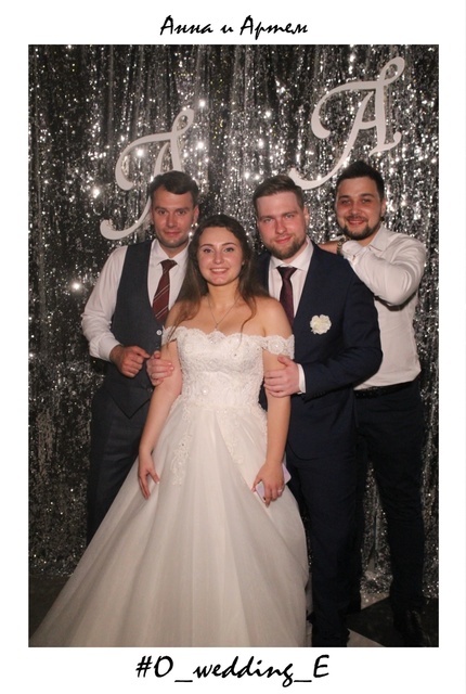 Селфи-зеркало на свадьбу Анны и Артёма на свадьбу от Speculum - не просто селфи 24