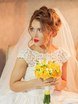 Высокие / Собранные, С аксессуарами / Цветами / Фатой от Свадебный стилист-визажист Евгения Ващенко 1