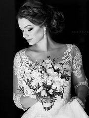 В греческом стиле, С плетением от Свадебный стилист-визажист Евгения Ващенко 1