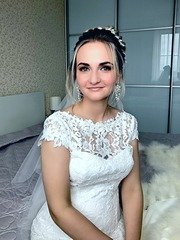 Высокие / Собранные, Пучок, С аксессуарами / Цветами / Фатой от Свадебные стилисты ANLY-BEAUTY 2