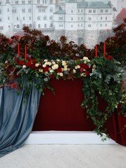 Президиум / Стол молодоженов в Классика, Осенняя, Тематический от  1