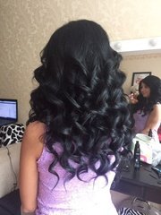 Локоны / Локоны на один бок, Распущенные от Свадебный стилист Кристина Тюпаева 2