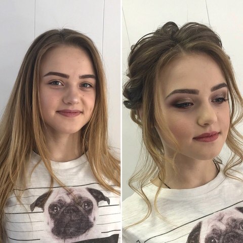 Высокие / Собранные, С аксессуарами / Цветами / Фатой, Пучок от Свадебный стилист Кристина Тюпаева 2