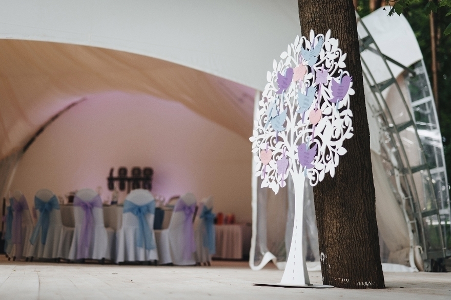 Классика, Весенняя / Летняя в Выездная регистрация, Шатер от Студия декора и флористики Flora Decor 8