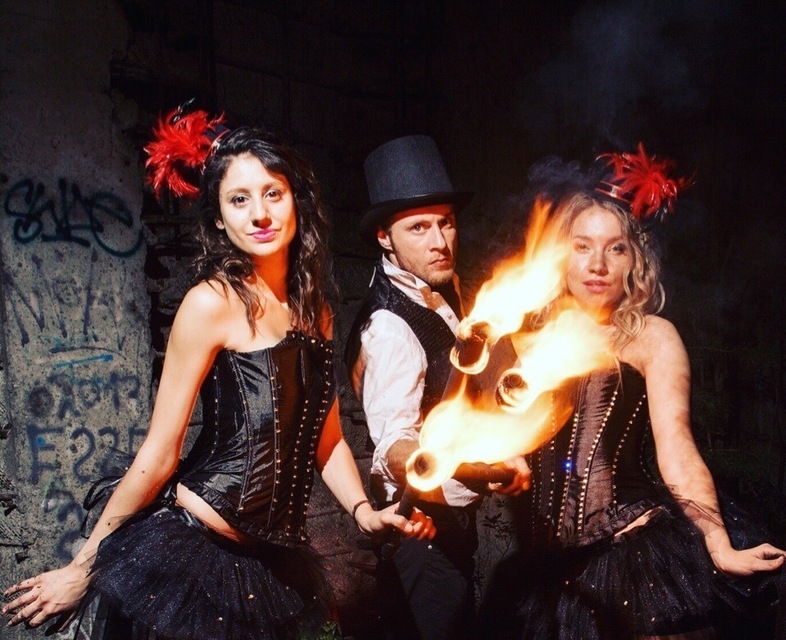 Фото огненного шоу на свадьбу от Лаборатория Огня 16