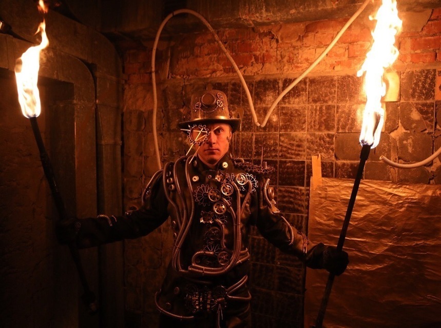 Фото огненного шоу на свадьбу от Лаборатория Огня 23