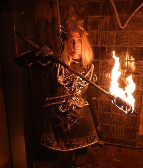 Фото огненного шоу на свадьбу от Лаборатория Огня 28