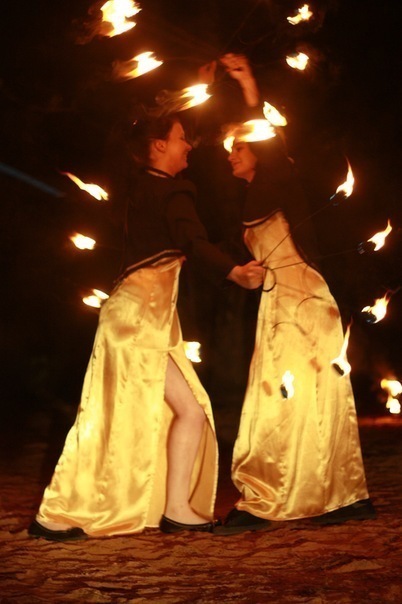 Фото огненного шоу на свадьбу от Лаборатория Огня 29