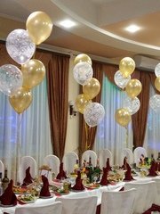 Столы и стулья гостей / Банкет в Классика от Студия декора Золотой шар 1