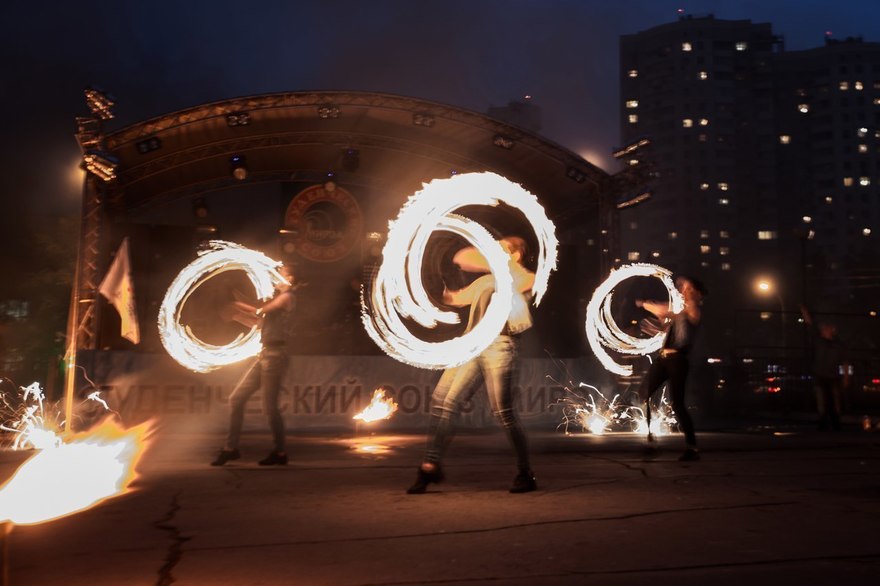 Огненное шоу Rock Fire Fest на свадьбу от Театр огня и света Ферро 5