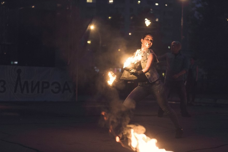 Огненное шоу Rock Fire Fest на свадьбу от Театр огня и света Ферро 8
