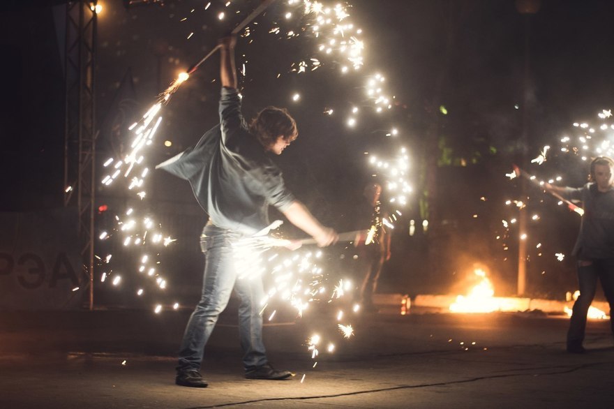 Огненное шоу Rock Fire Fest на свадьбу от Театр огня и света Ферро 11