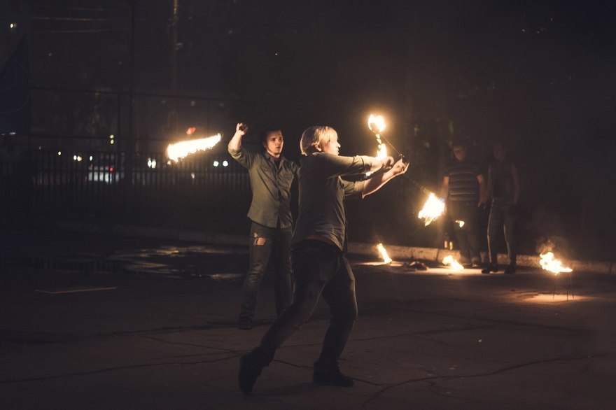 Огненное шоу Rock Fire Fest на свадьбу от Театр огня и света Ферро 12