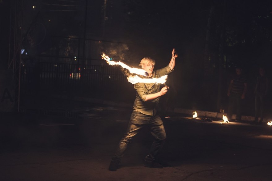 Огненное шоу Rock Fire Fest на свадьбу от Театр огня и света Ферро 19