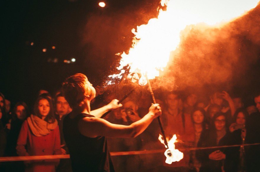 Огненное шоу в стиле Tribal на свадьбу от Театр огня и света Ферро 4