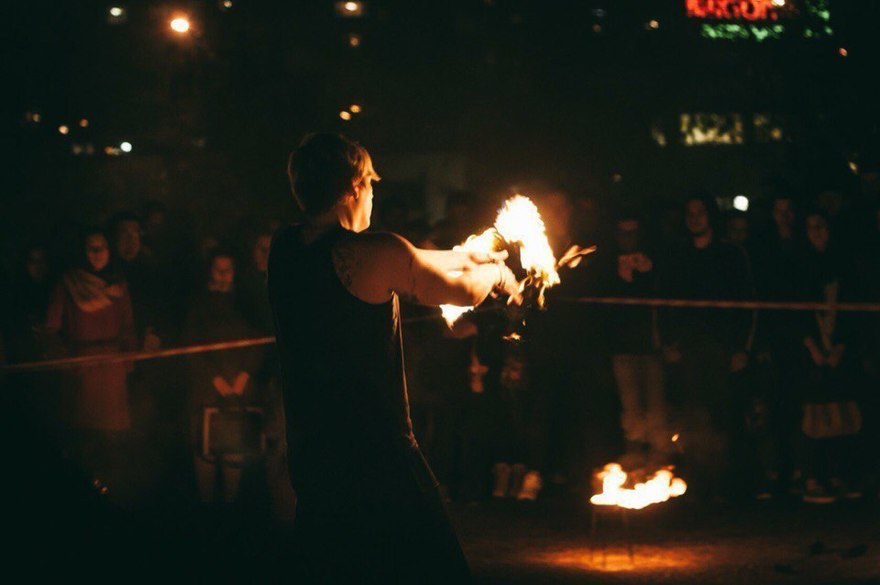 Огненное шоу в стиле Tribal на свадьбу от Театр огня и света Ферро 8